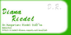 diana riedel business card